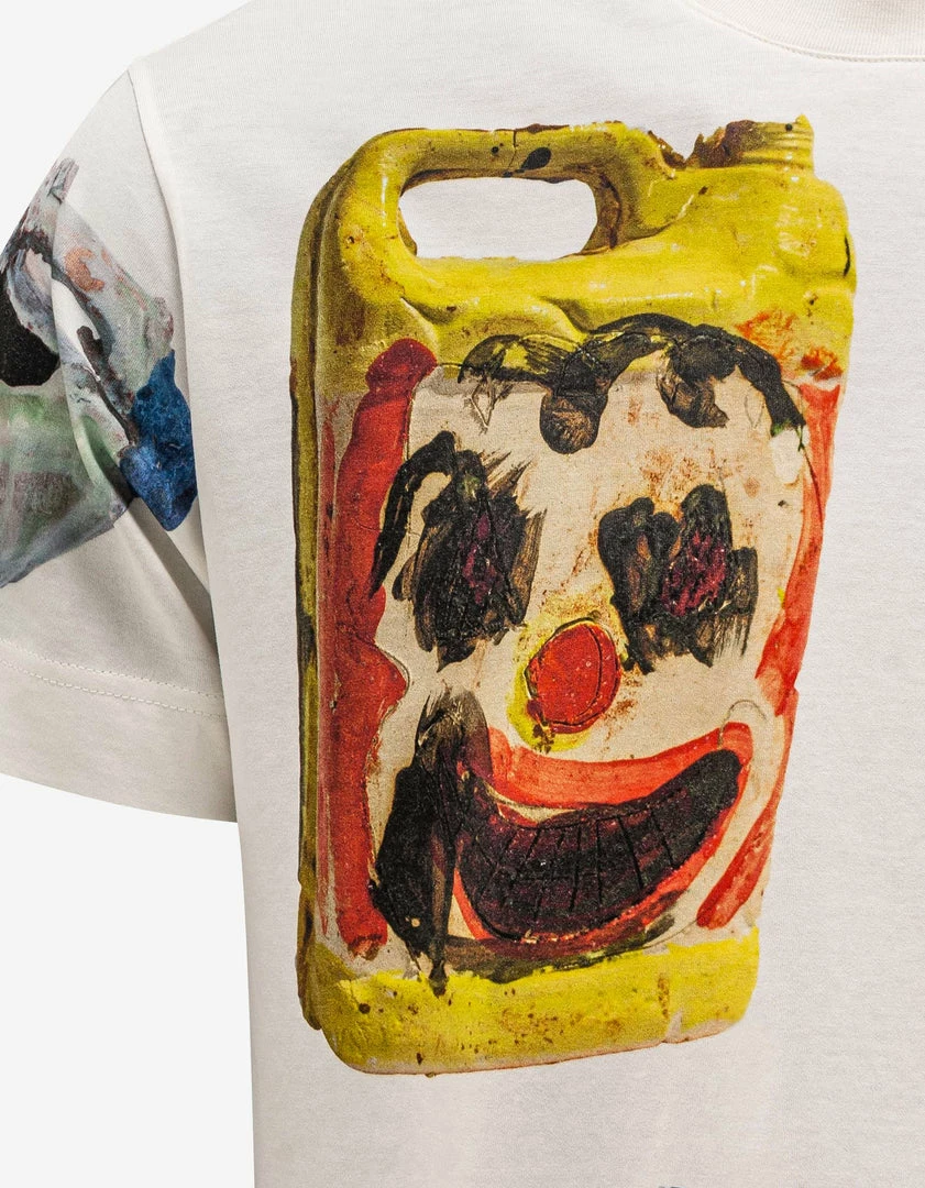 Promo π₯° Givenchy White Josh Smith Ceramics Print T-Shirt β 7 Givenchy White Josh Smith Ceramics Print T-Shirt