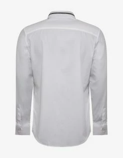 Givenchy White Logo Collar Shirt