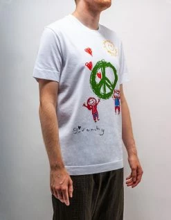 Coupon ๐ Givenchy Clothing White Peace Graphic Print T-Shirt ๐งจ 11 Givenchy Clothing White Peace Graphic Print T-Shirt