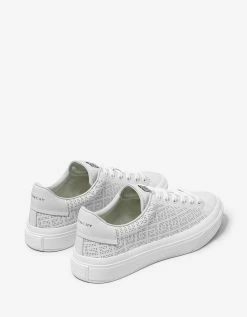Cheap ✔️ Givenchy White Perforated Logo City Sport Trainers ✨ 15 Givenchy White Perforated Logo City Sport Trainers