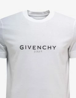 Givenchy Clothing White Reverse Logo T-Shirt