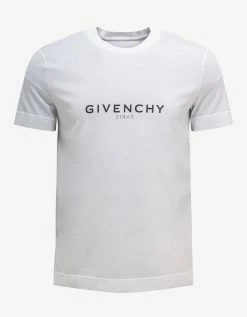 Givenchy Clothing White Reverse Logo T-Shirt