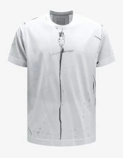 Givenchy White Trompe L'œil Print Oversized T-Shirt Clothing