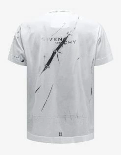Givenchy White Trompe L'œil Print Oversized T-Shirt Clothing