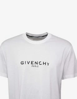 Givenchy Clothing White Vintage Logo Slim Fit T-Shirt