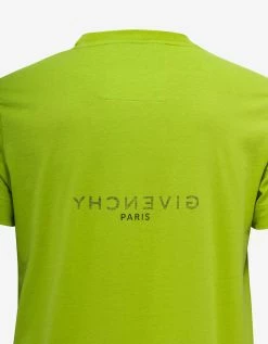 Givenchy Yellow Reverse Logo T-Shirt Clothing