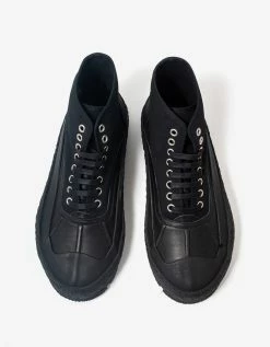 Jil Sander Black High Top Trainers