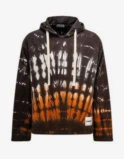 Jil Sander Clothing Plus Brown Tie Dye Hoodie