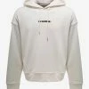 Jil Sander Plus Logo Natural White Hoodie Clothing