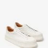 Jil Sander White Leather Trainers