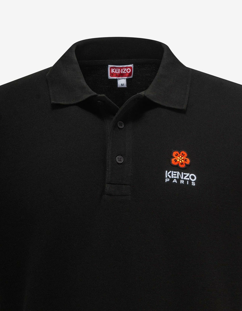 Discount โ๏ธ Kenzo Black Boke Flower Crest Logo Polo T-Shirt Clothing ๐ 5 Kenzo Black Boke Flower Crest Logo Polo T-Shirt Clothing