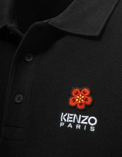 Discount โ๏ธ Kenzo Black Boke Flower Crest Logo Polo T-Shirt Clothing ๐ 10 Kenzo Black Boke Flower Crest Logo Polo T-Shirt Clothing
