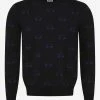 Hot Sale ๐ Kenzo Black Eye Monogram Wool-Blend Sweater โญ 2 Kenzo Black Eye Monogram Wool-Blend Sweater