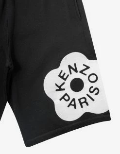 Outlet ⌛ Kenzo Clothing Black Flower Sweat Shorts ⭐ 10 Kenzo Clothing Black Flower Sweat Shorts