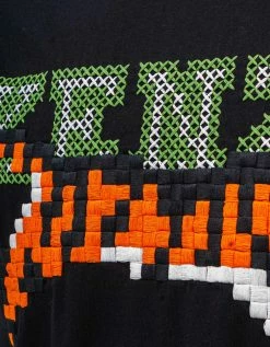 Black 'Kenzo Pixels' Oversized T-Shirt