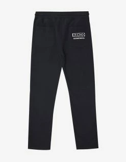 Kenzo Black Logo Badge Sweat Pants Clothing