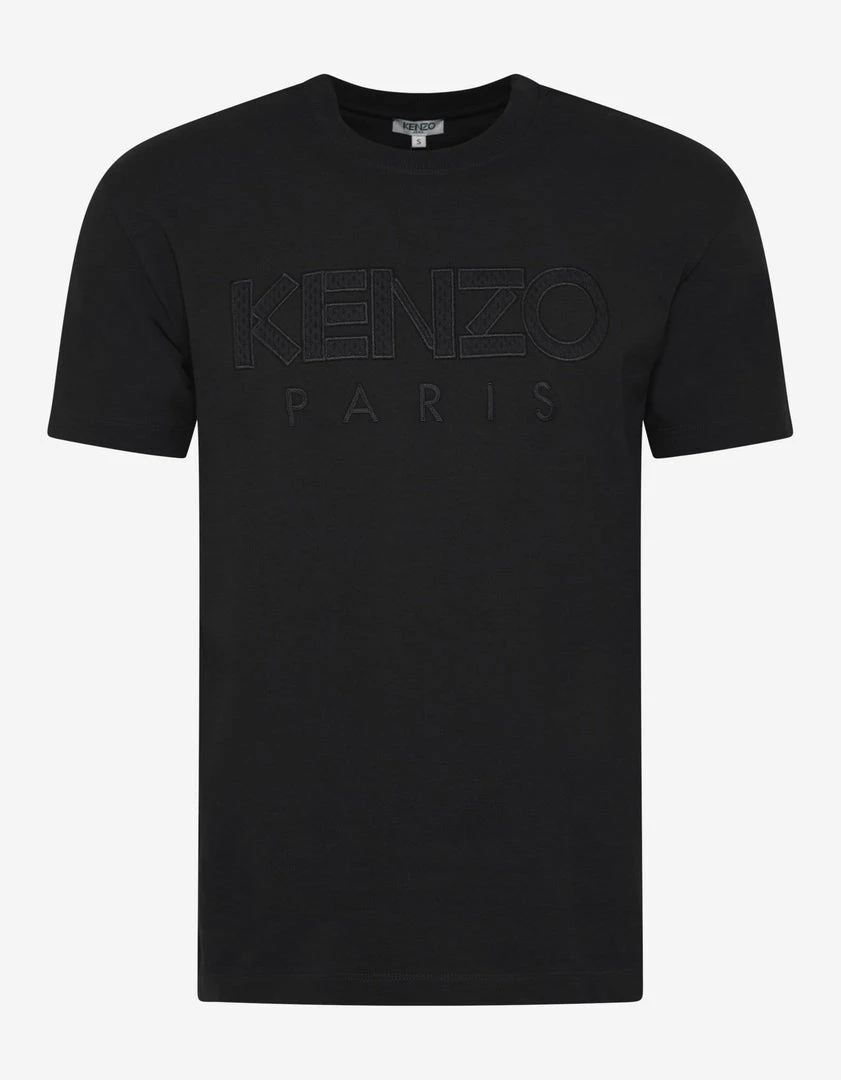 Cheap โค๏ธ Kenzo Black Logo Embroidery T-Shirt Clothing ๐ 3 Kenzo Black Logo Embroidery T-Shirt Clothing
