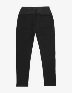 Kenzo Clothing Black Nylon Panel Logo Sweat Pants