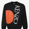 New ❤️ Kenzo Black Orange Circle Print Sweatshirt Clothing ✨ 1 Kenzo Black Orange Circle Print Sweatshirt Clothing