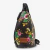 Kenzo Accessories Black Pop Bouquet Courier Shoulder Bag
