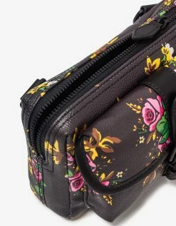 Kenzo Accessories Black Pop Bouquet Messenger Shoulder Bag
