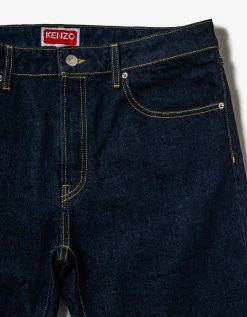 Kenzo Blue Bara Slim Fit Jeans Clothing