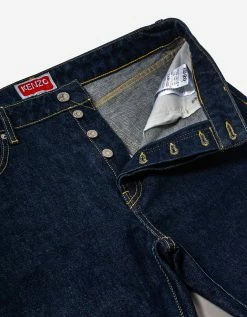 Kenzo Blue Bara Slim Fit Jeans Clothing