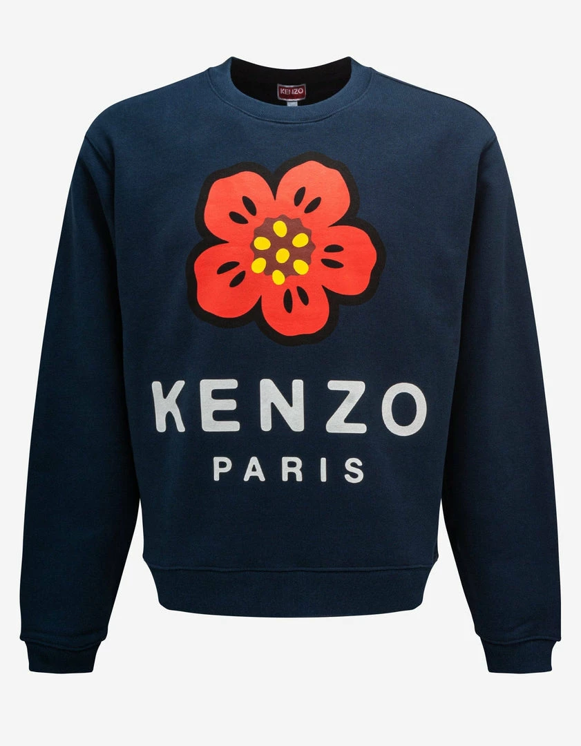 Best Sale 😉 Kenzo Blue Boke Flower Sweatshirt 💯 3 Kenzo Blue Boke Flower Sweatshirt