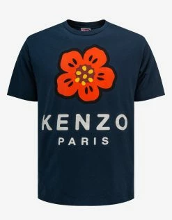 Kenzo Clothing Blue Boke Flower T-Shirt