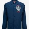 Blue 'Kenzo Elephant' Coach Jacket