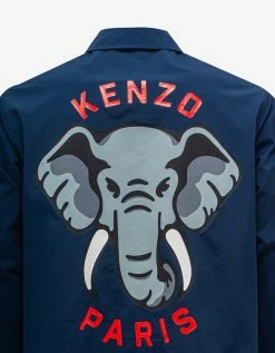 Blue 'Kenzo Elephant' Coach Jacket