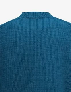 Blue 'Kenzo Elephant' Wool Sweater