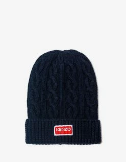 Accessories Blue Kenzo Paris Wool Beanie