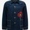 Blue Kenzo Poppy Workwear Denim Jacket Clothing