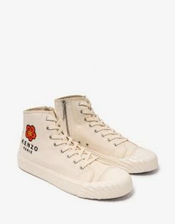 Cream Kenzoschool High Top Trainers