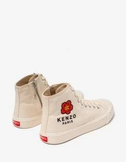 Cream Kenzoschool High Top Trainers