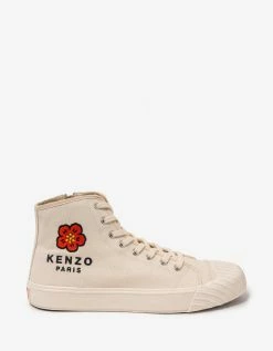 Cream Kenzoschool High Top Trainers