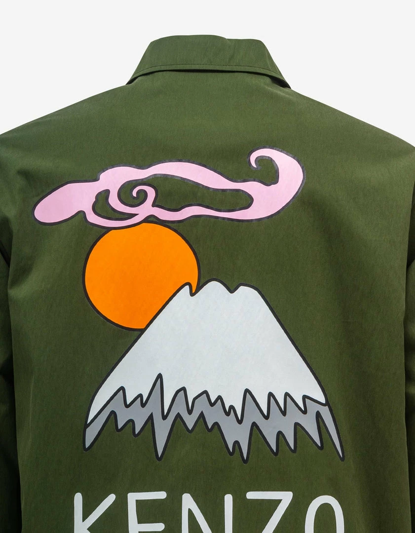 Flash Sale ❤️ Kenzo Dark Khaki Paris-Japan Coach Jacket Clothing ✔️ 6 Kenzo Dark Khaki Paris-Japan Coach Jacket Clothing