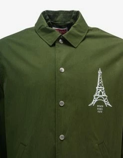 Flash Sale ❤️ Kenzo Dark Khaki Paris-Japan Coach Jacket Clothing ✔️ 8 Kenzo Dark Khaki Paris-Japan Coach Jacket Clothing