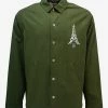 Kenzo Dark Khaki Paris-Japan Coach Jacket Clothing