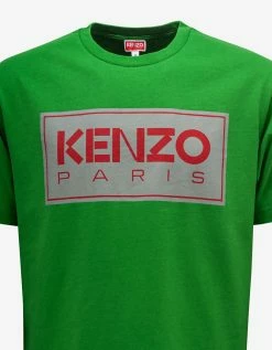 Green Kenzo Paris Classic T-Shirt Clothing