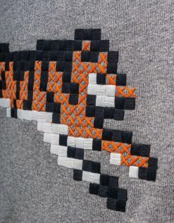 Clothing Grey 'Kenzo Pixel' Oversized Hoodie