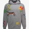 Clothing Grey 'Kenzo Pixel' Oversized Hoodie