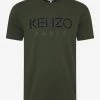 Best deal ๐คฉ Kenzo Clothing Khaki Logo Embroidery T-Shirt ๐ 1 Kenzo Clothing Khaki Logo Embroidery T-Shirt