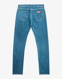 Kenzo Clothing Light Blue Bara Slim Fit Jeans
