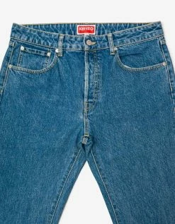 Kenzo Clothing Light Blue Bara Slim Fit Jeans