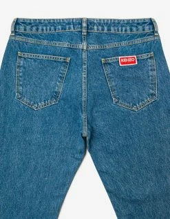 Kenzo Clothing Light Blue Bara Slim Fit Jeans