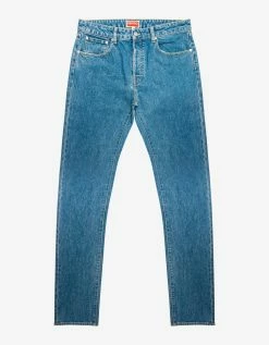 Kenzo Clothing Light Blue Bara Slim Fit Jeans