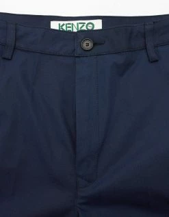 Kenzo Navy Blue Tailored Shorts