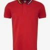 Kenzo Red Bi-Colour Polo T-Shirt